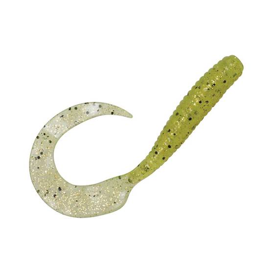 Zman Grubz Soft Plastic Lure 9in Chartreuse Sparkle, Chartreuse Sparkle, bcf_hi-res