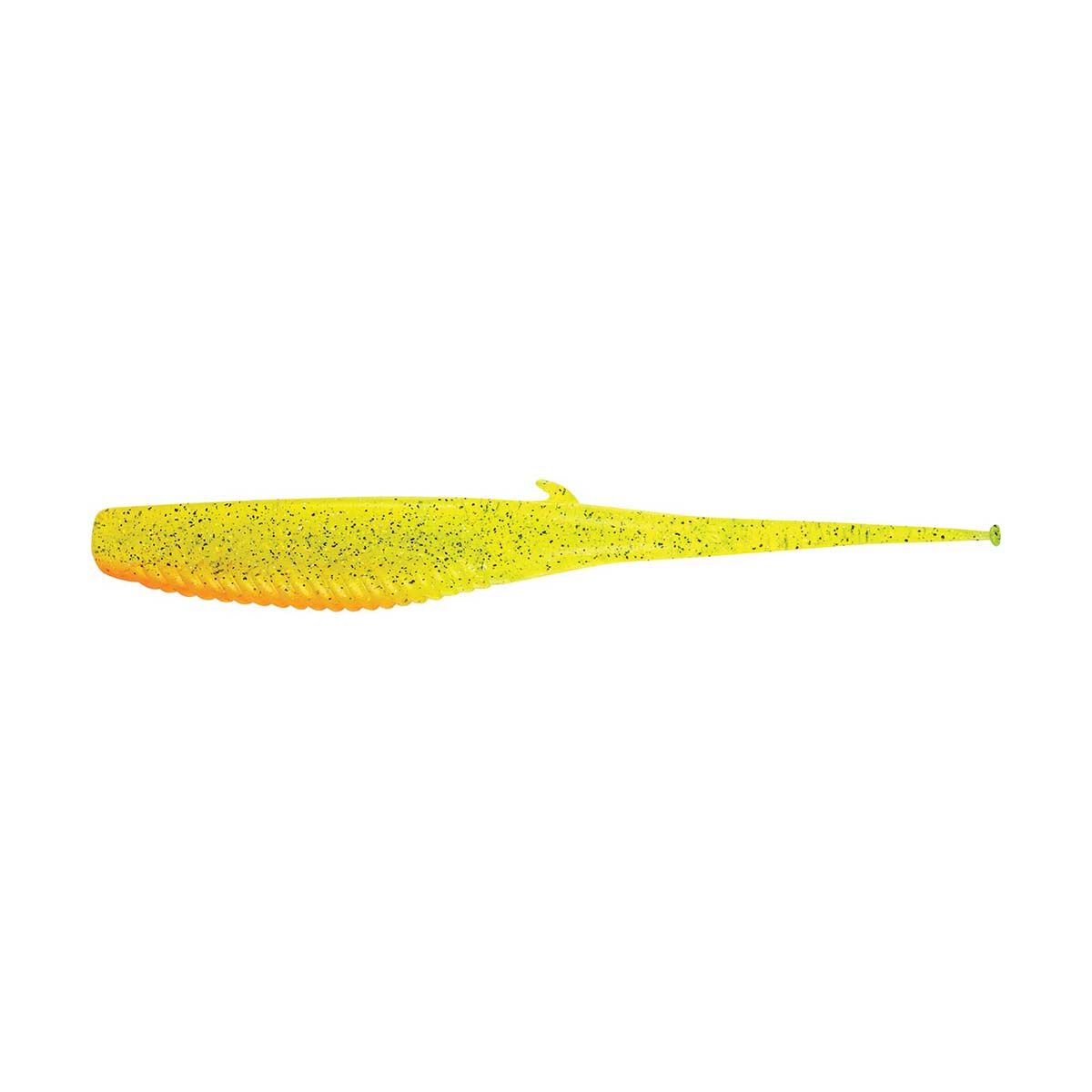 Nomad Live Ops Double Down Soft Plastic Lure 3in Chartreuse UV, Chartreuse UV, bcf_hi-res