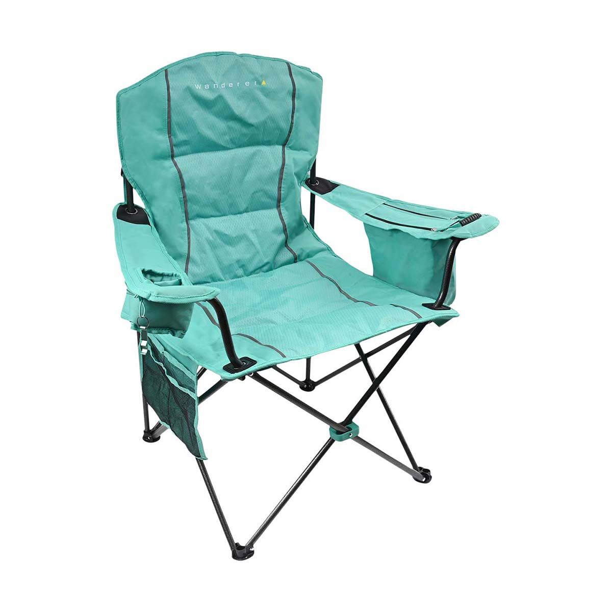 Wanderer Premium Cooler Arm Chair Ocean Green 120kg, , bcf_hi-res