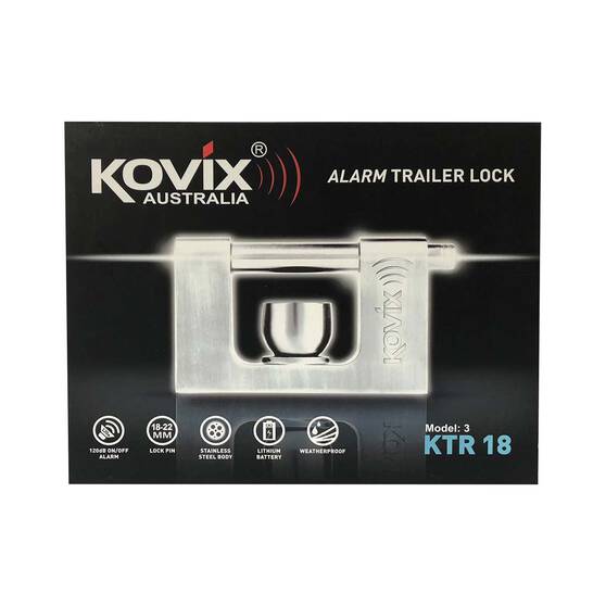 Kovix Alarmed Trailer Coupling Lock KTR18, , bcf_hi-res