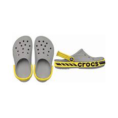 Crocs Kids' Bayaband Racer Band Clogs Light Grey C11, Light Grey, bcf_hi-res