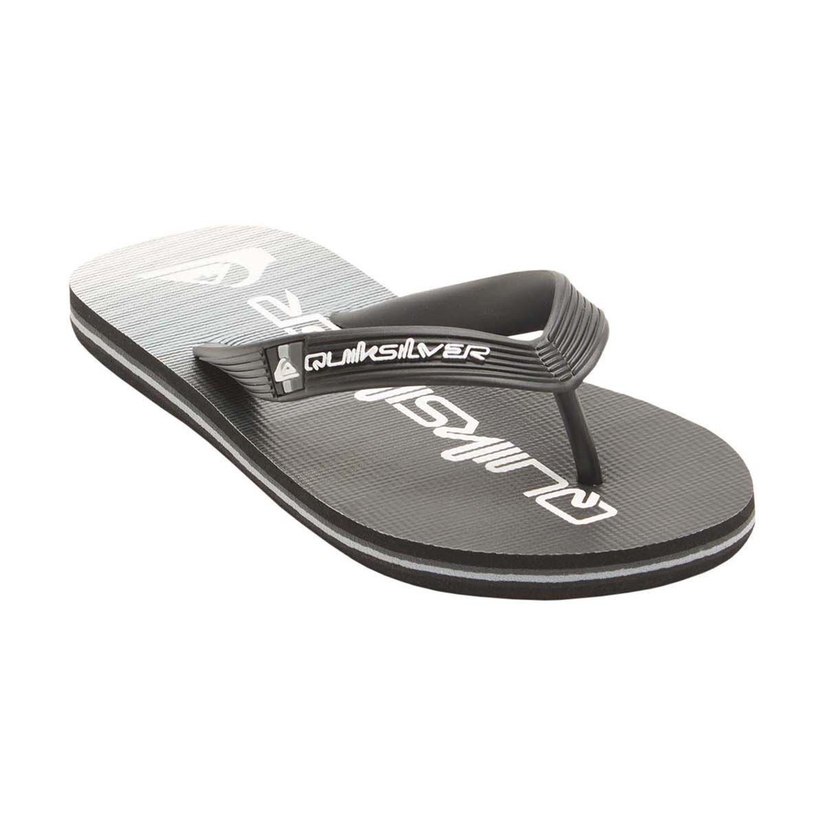 Quiksilver Youth Molokai Art II Thongs, Black, bcf_hi-res