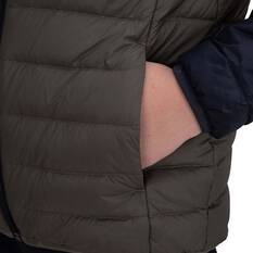Macpac Kids' Uber Light Hooded Down Puffer Jacket V3 Black / Tarmac 4, Black / Tarmac, bcf_hi-res