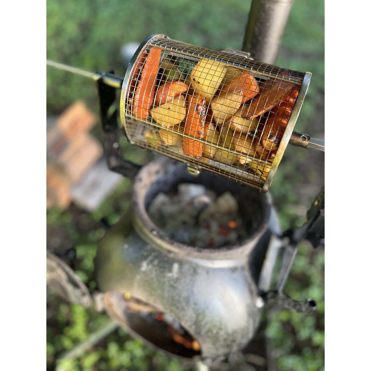 Ozpig Rotisserie Basket Small, , bcf_hi-res