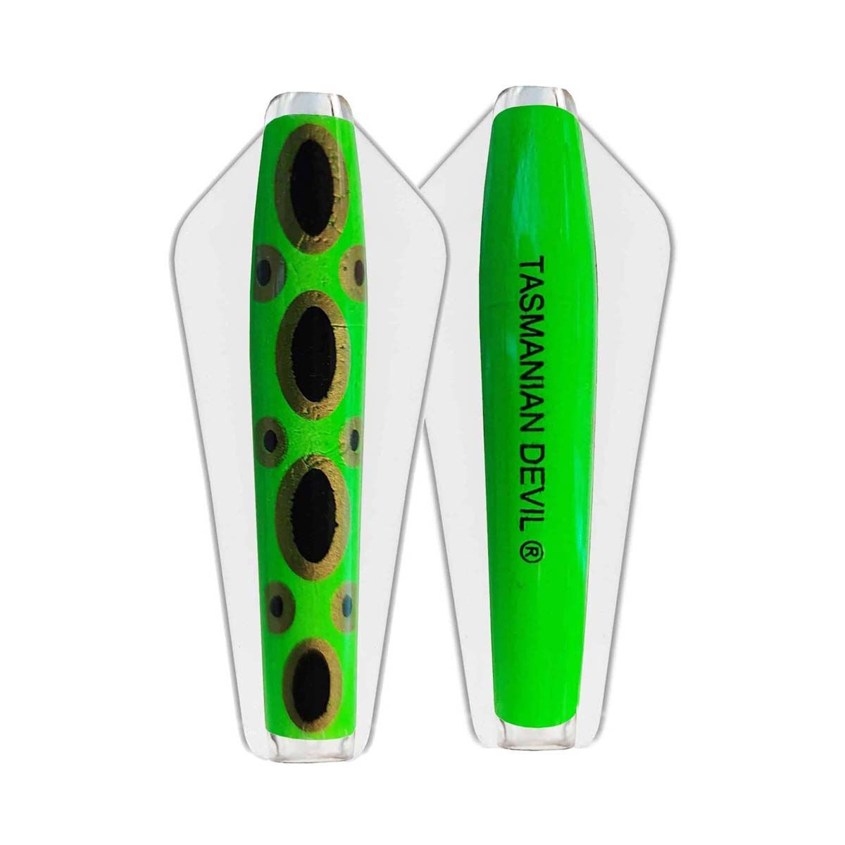 Gillies Tassie Devil Lure 13g Lime Frog, Lime Frog, bcf_hi-res