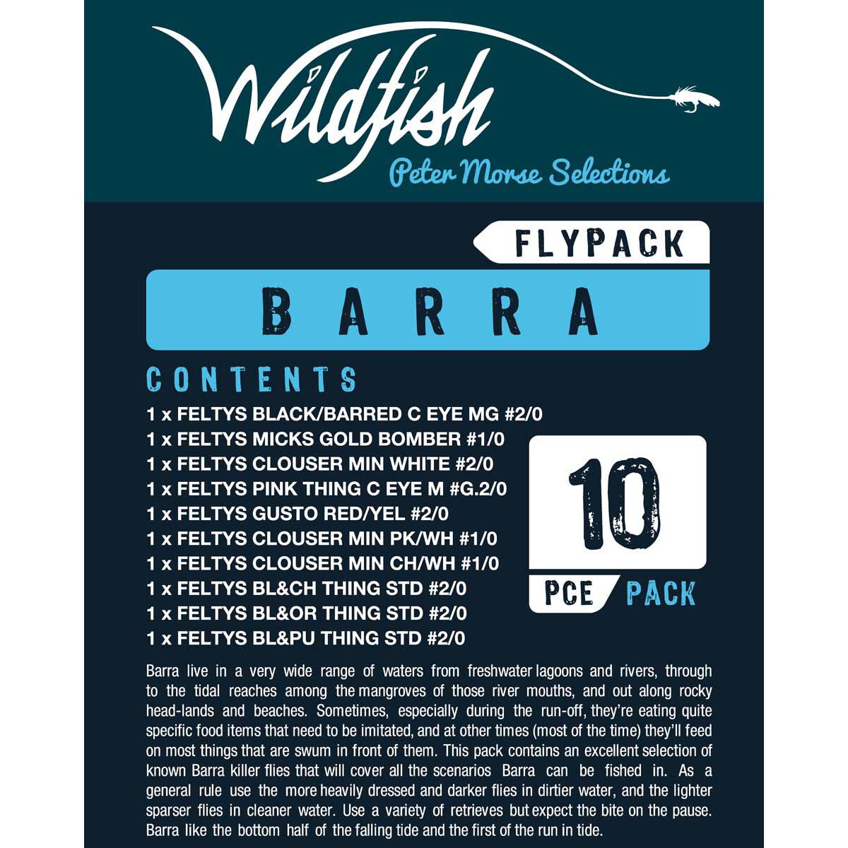 Wildfish Barra Saltwater Fly Pack, , bcf_hi-res