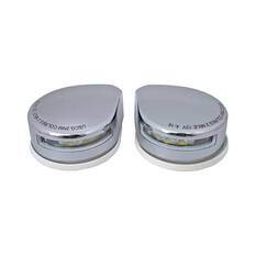 RWB LED Navigation Lights Stainless Steel 12V Horizontal Port and Starboard 2 Pack, , bcf_hi-res