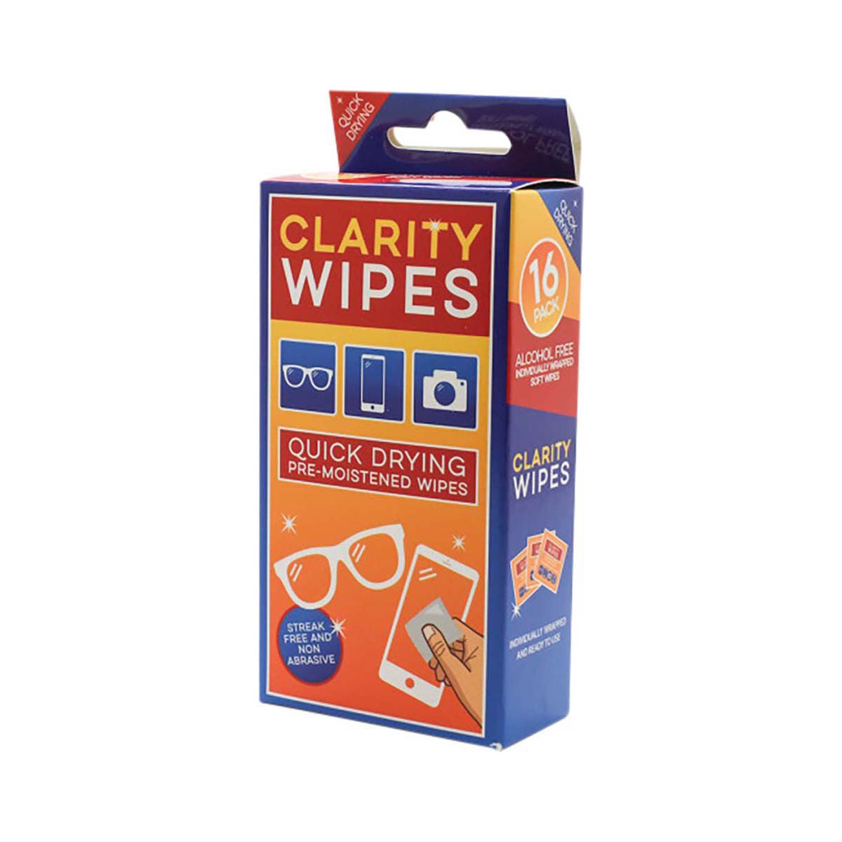 Pacific Optics Clarity Wipes 16 Pack, , bcf_hi-res