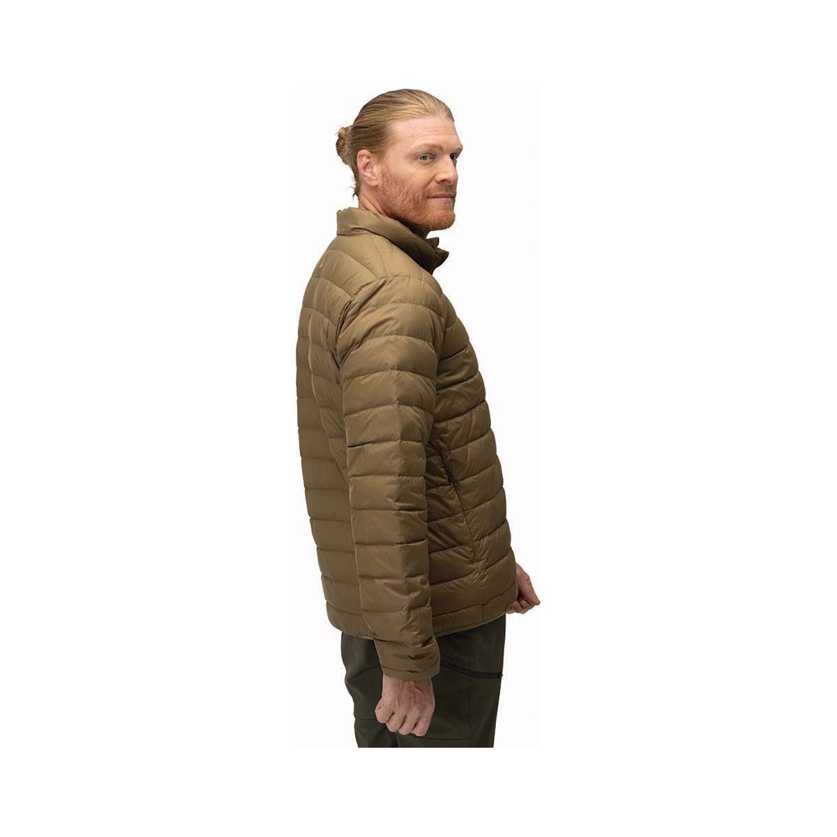 Macpac Men's Uber Light Down Puffer Jacket V2, Brown, bcf_hi-res