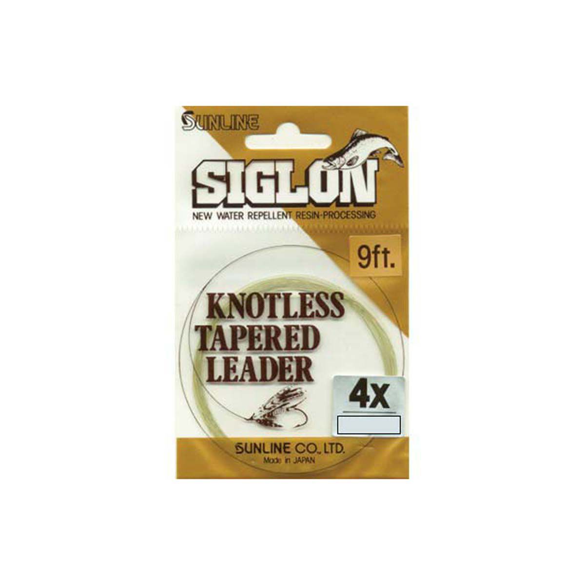 Sunline Siglon Knotless Tapered Fly Leader 9ft, , bcf_hi-res
