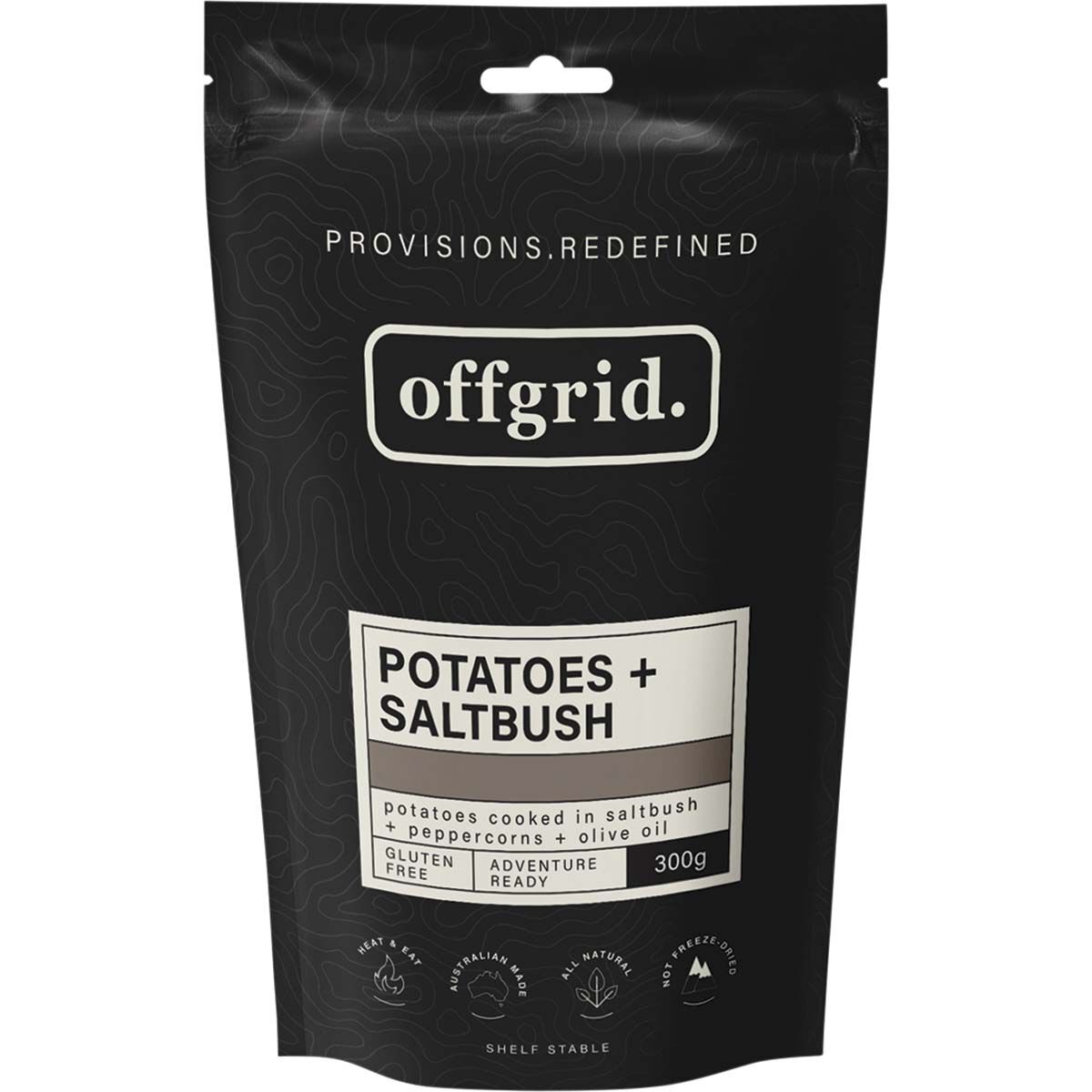 Offgrid Potatoes and Saltbush Heat and Eat Meal 300g, , bcf_hi-res