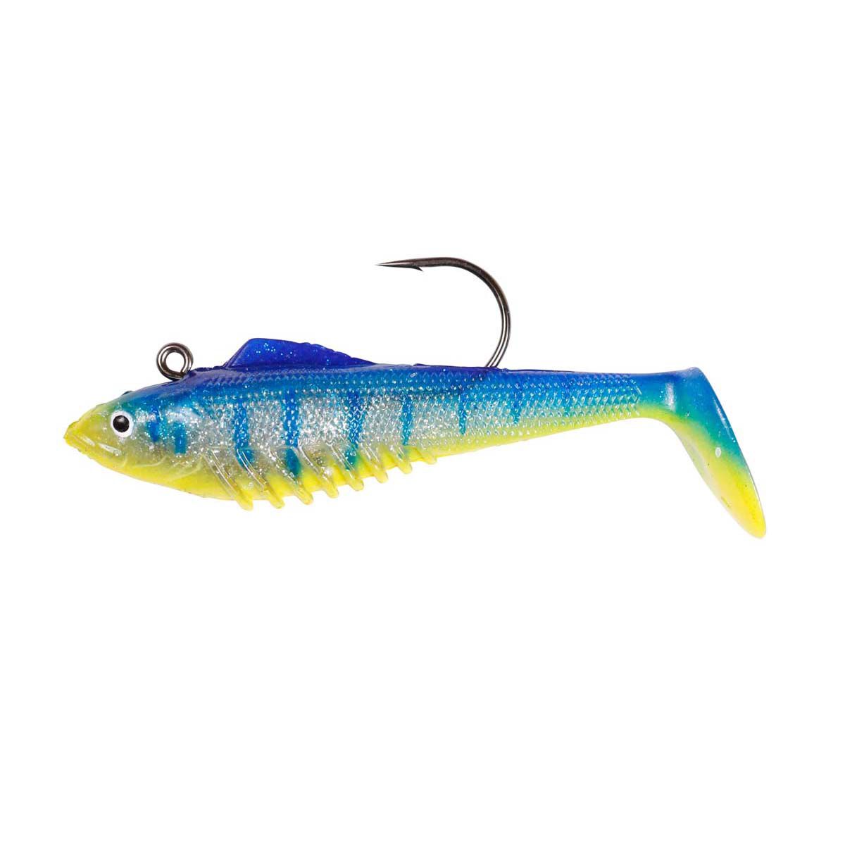 Squidgies Slick Rig Soft Plastic Lure 100mm New True Blue, New True Blue, bcf_hi-res