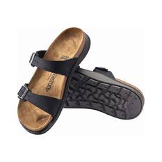 Birkenstock Women’s Sierra Cross Town Oiled Leather Sandals, Black, bcf_hi-res
