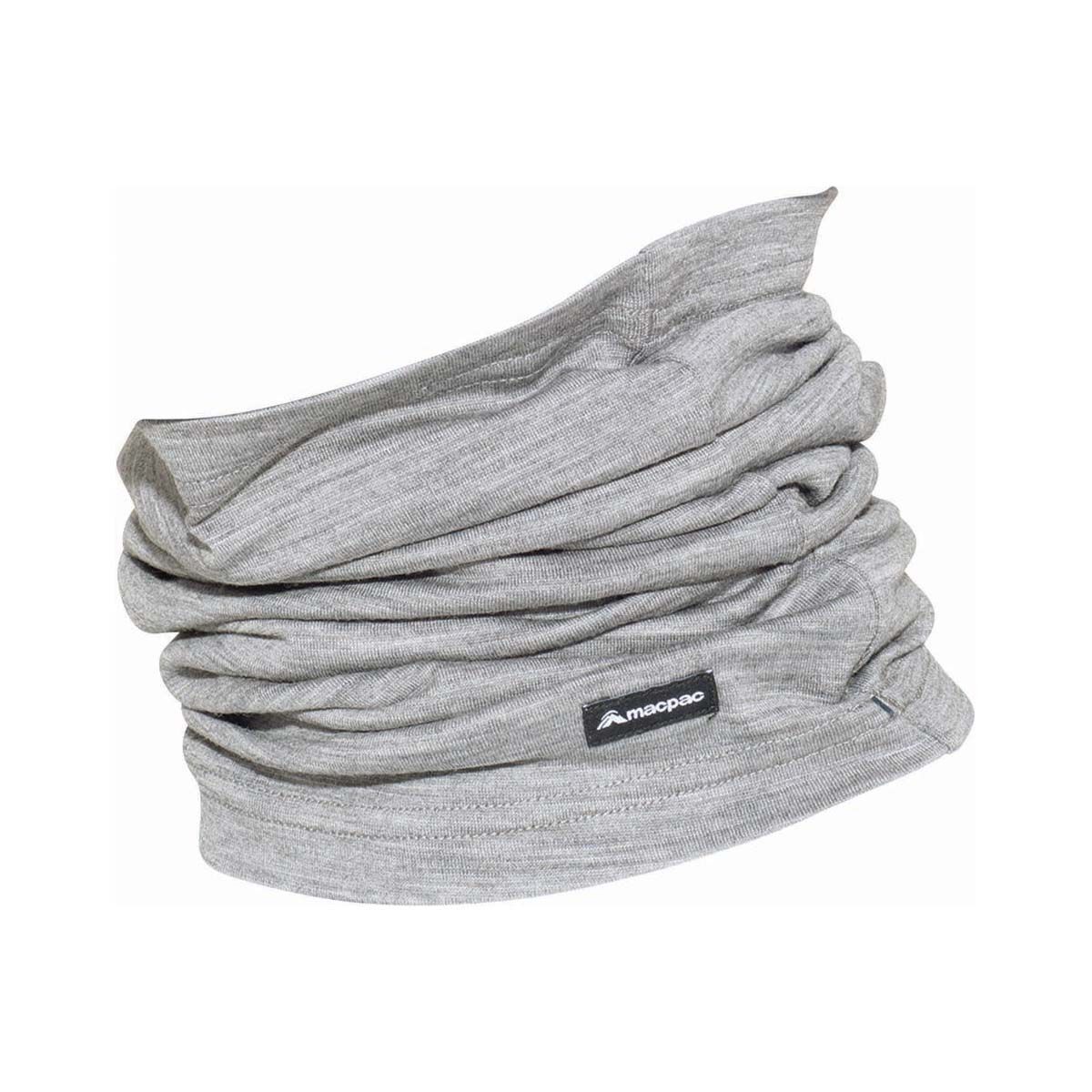 Macpac Merino 150 Neck Gaiter Grey Marle OSFM, Grey Marle, bcf_hi-res