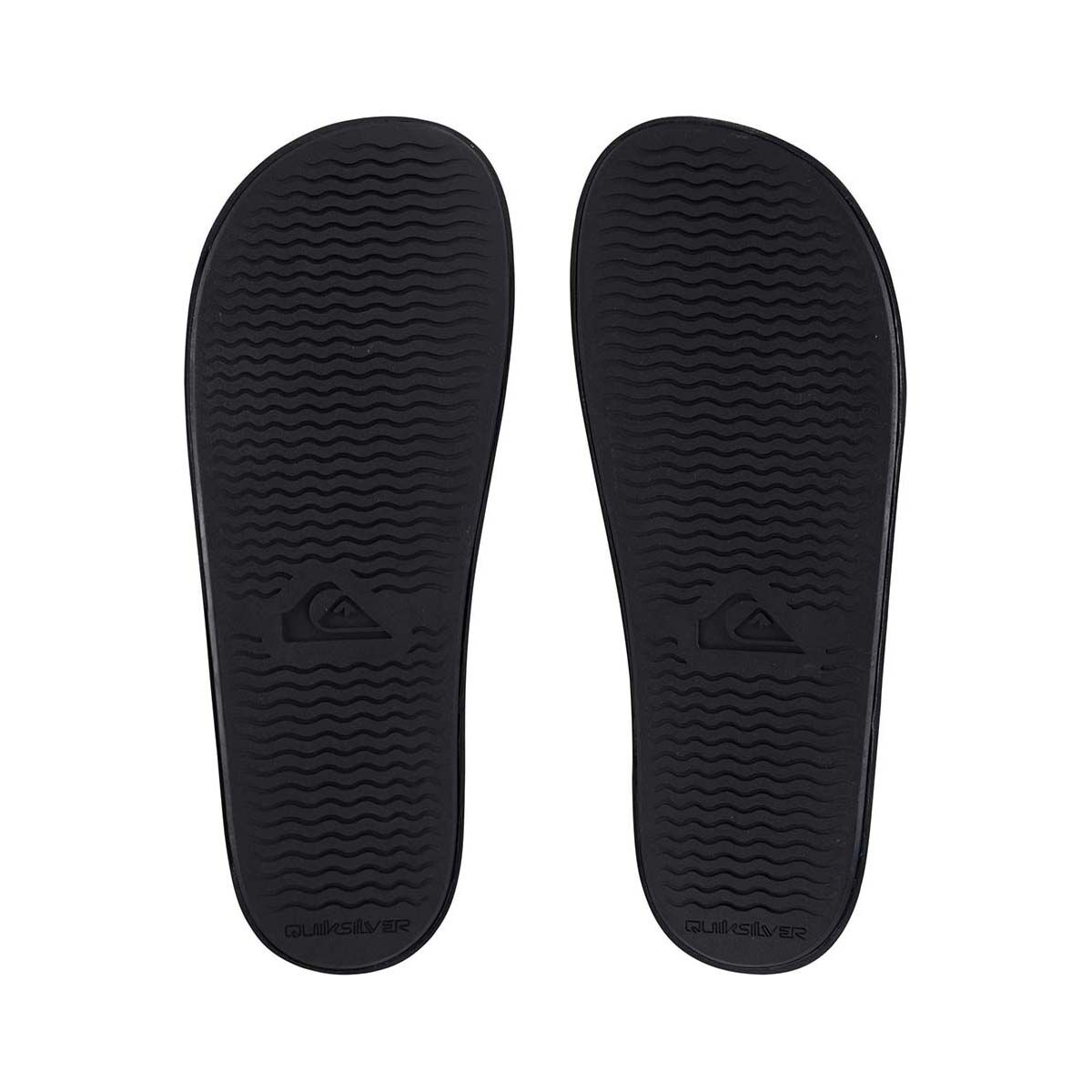 Quiksilver Men&rsquo;s Adjust Rivi Slides, Black/Grey, bcf_hi-res