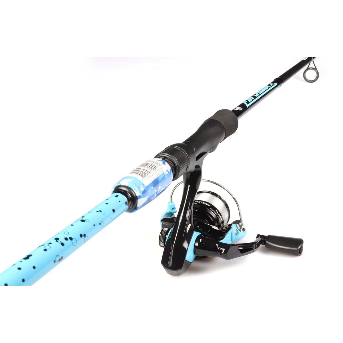 Okuma Fin Chaser X Spinning Combo Sky Blue 6ft 6in, Sky Blue, bcf_hi-res