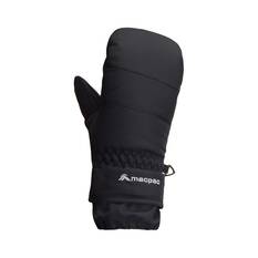 Macpac Kids Spree Mitt Black M, Black, bcf_hi-res