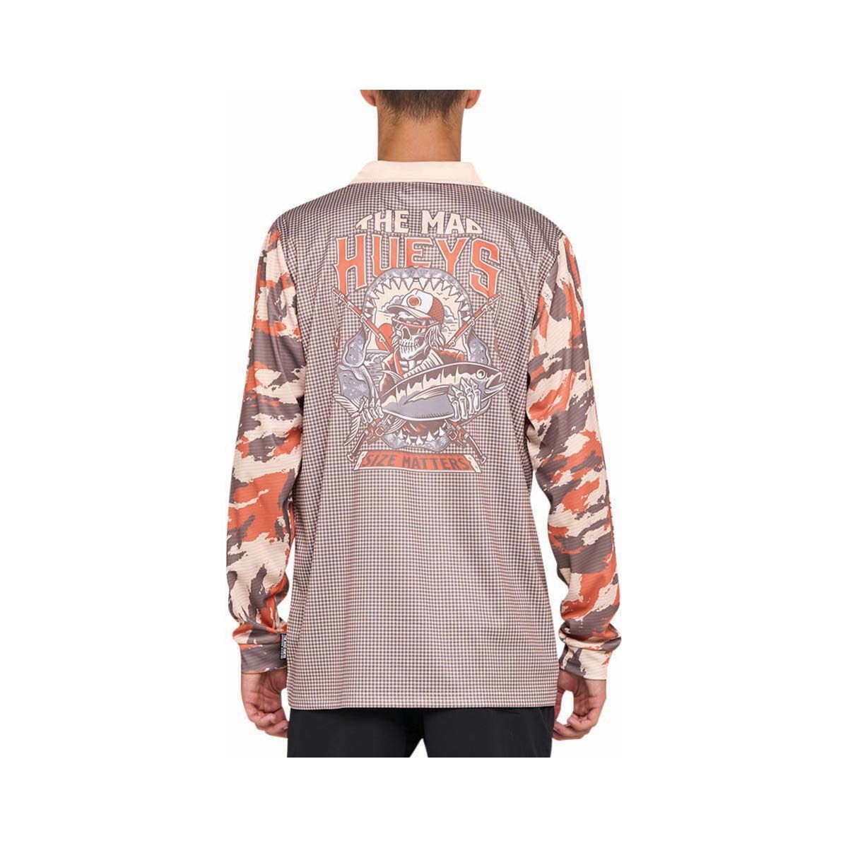 The Mad Hueys Men's Size Matters Fishing Shirt Sand S, Sand, bcf_hi-res