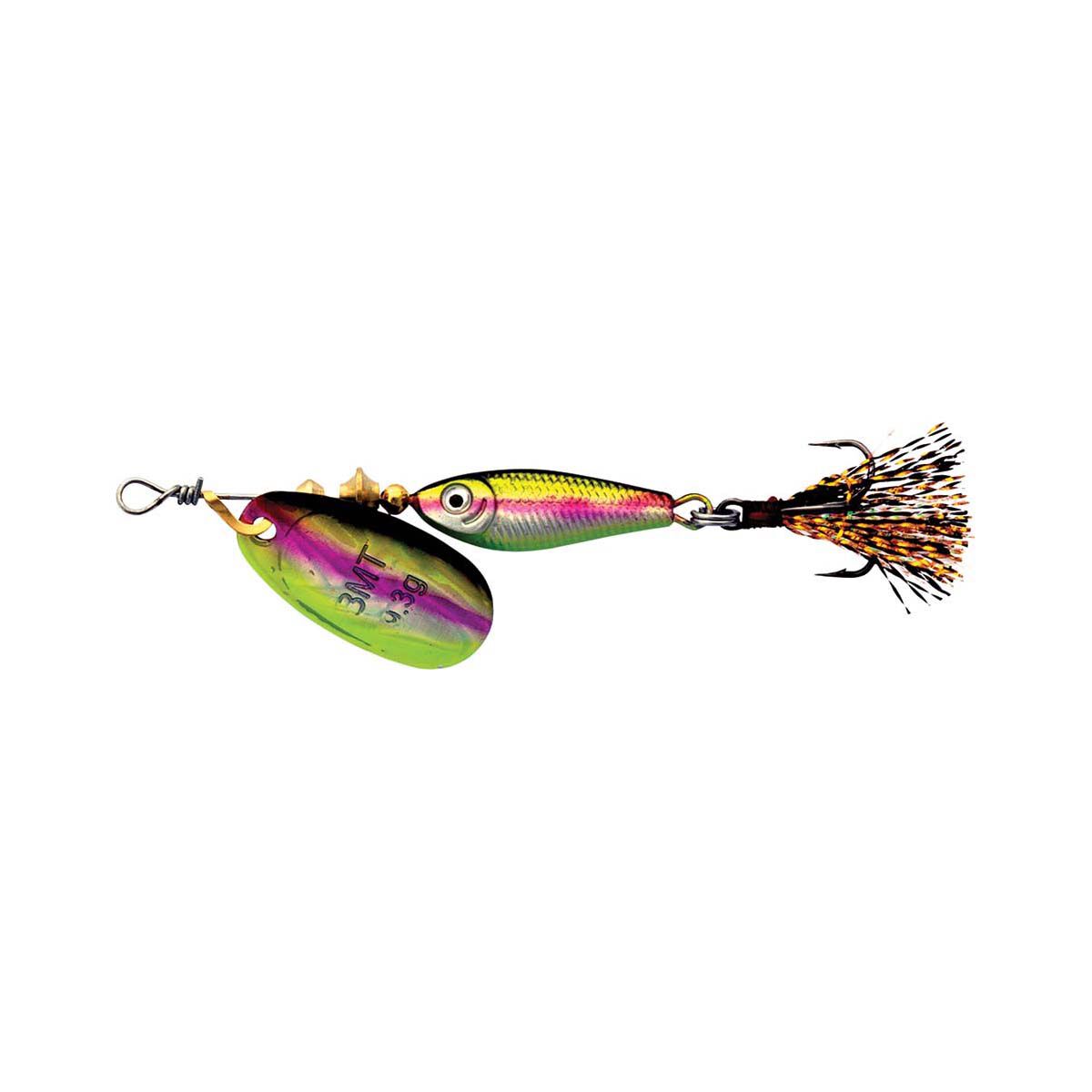 Black Magic Spinmax Spinner Lure 6.5g Rainbow, Rainbow, bcf_hi-res