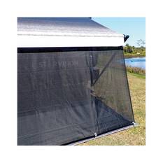 Aussie Traveller Privacy Screen Pop Top End Black, , bcf_hi-res