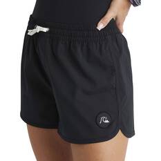 Quiksilver Original Scallop Boardshorts 13in for Women, Black, bcf_hi-res