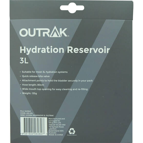 OUTRAK Reservoir Hydration Pack 3L, , bcf_hi-res