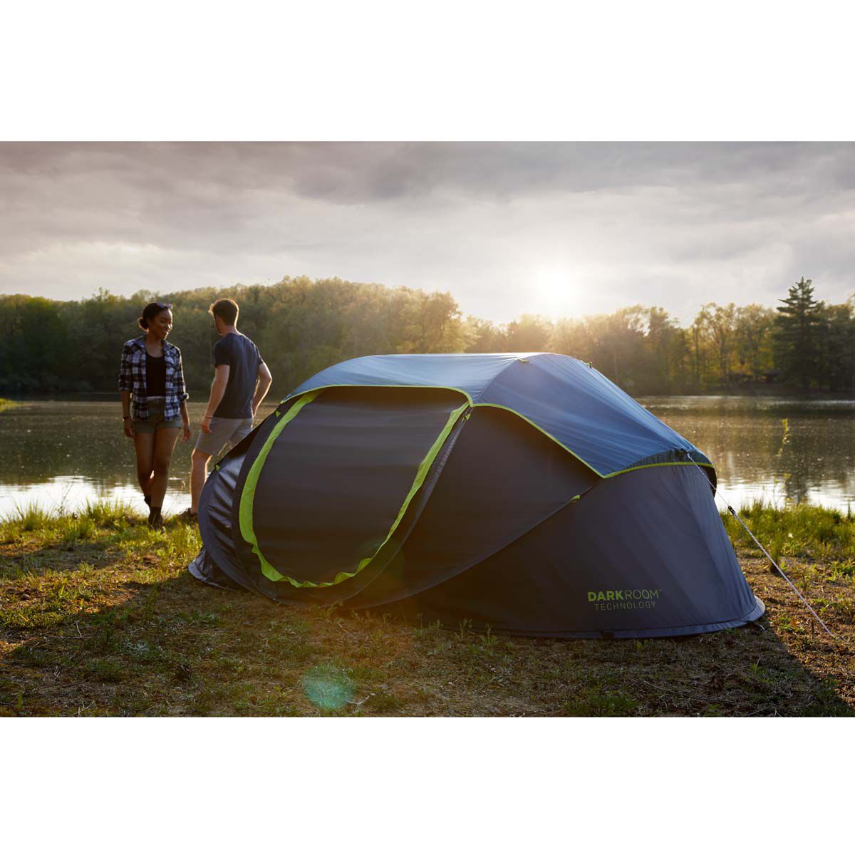 Coleman Darkroom Pop Up Tent 4 Person BCF