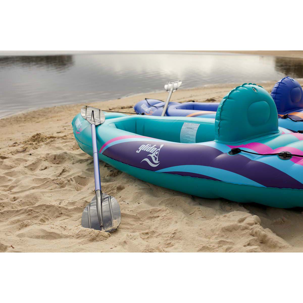 Glide Inflatable Kayak Aquavate Junior Teal BCF