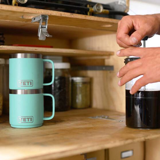 YETI® Rambler® Stackable Mug 10 oz (295ml) with MagSlider™ Lid Seafoam, Seafoam, bcf_hi-res