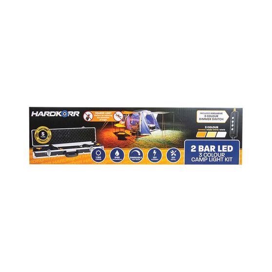 Korr Orange White Led Camp Light Kit With Diffuser Bcf