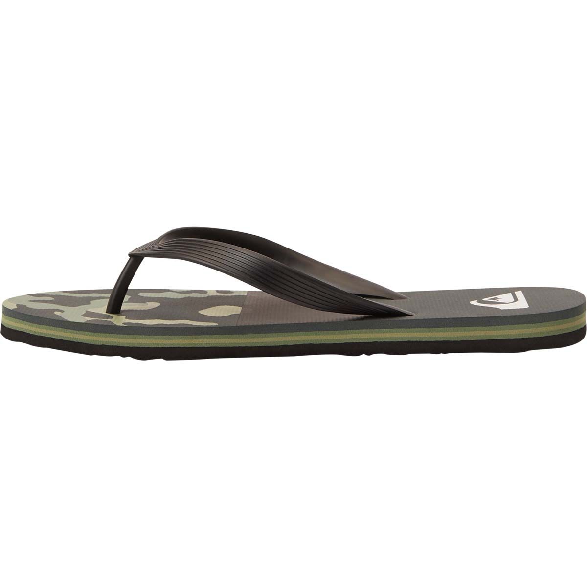 Quiksilver Men&rsquo;s Molokai Art II Thongs, Green, bcf_hi-res