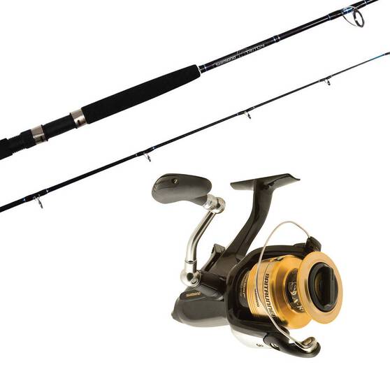 Shimano Baitrunner 8000D Triton Spinning Combo, , bcf_hi-res