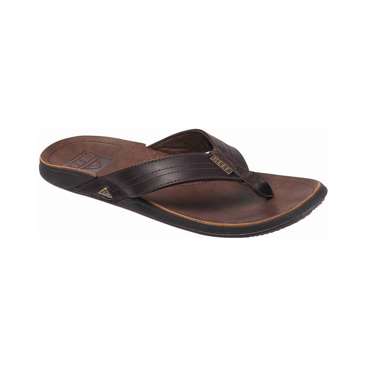 REEF Men's J-Bay III Thongs Dark Brown 8, Dark Brown, bcf_hi-res