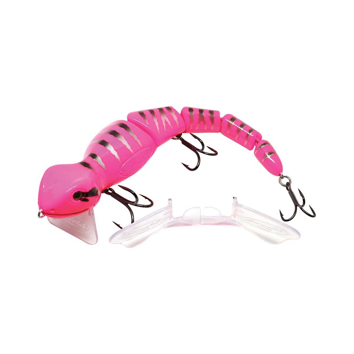 Barambah Baby Bidjiwong Surface Lure 145mm Pink Dragon, Pink Dragon, bcf_hi-res