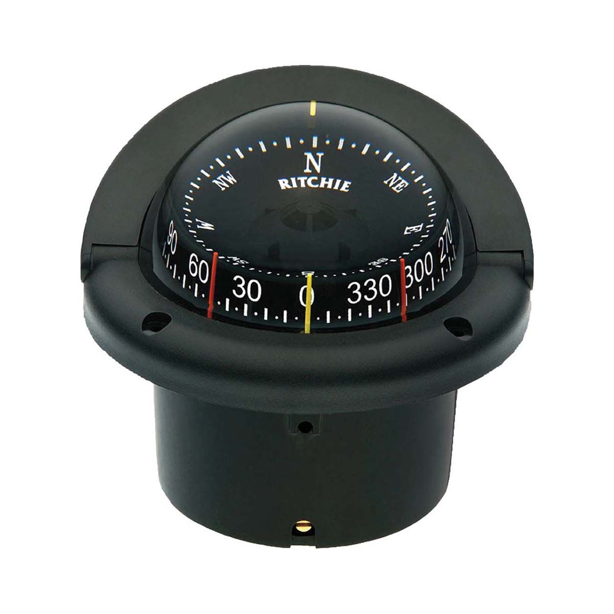 Ritchie CombiDamp Helmsman Flush Mount Compass, , bcf_hi-res