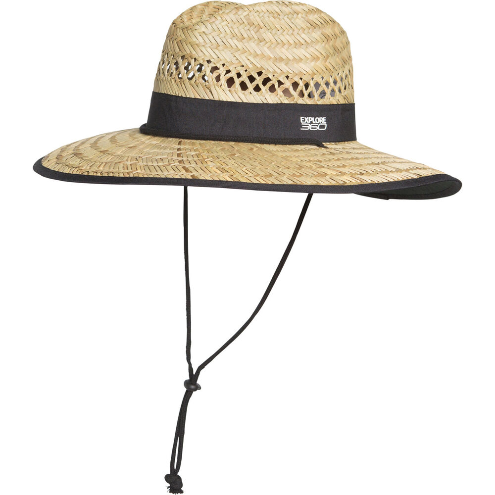 Explore 360 Unisex Logo Straw Hat BCF