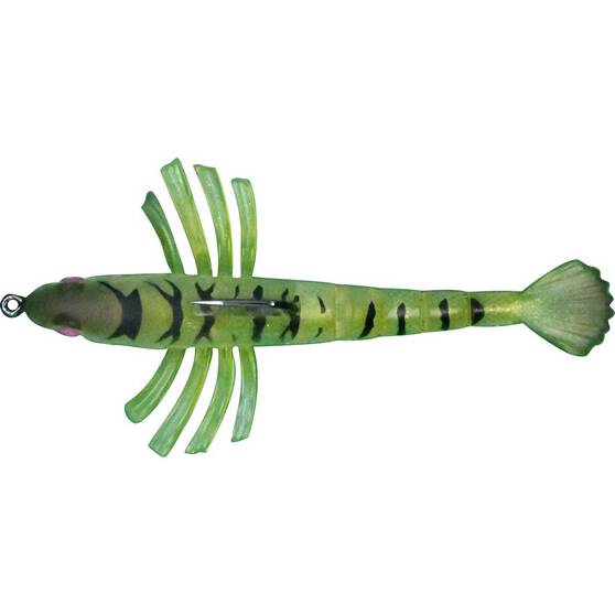 Akame Hybrid Soft Plastic Lure 15cm Tiger Green, Tiger Green, bcf_hi-res