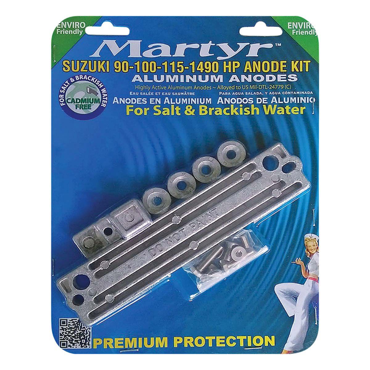 Titan Alloy Suzuki Anode Kit- 90-140HP, , bcf_hi-res