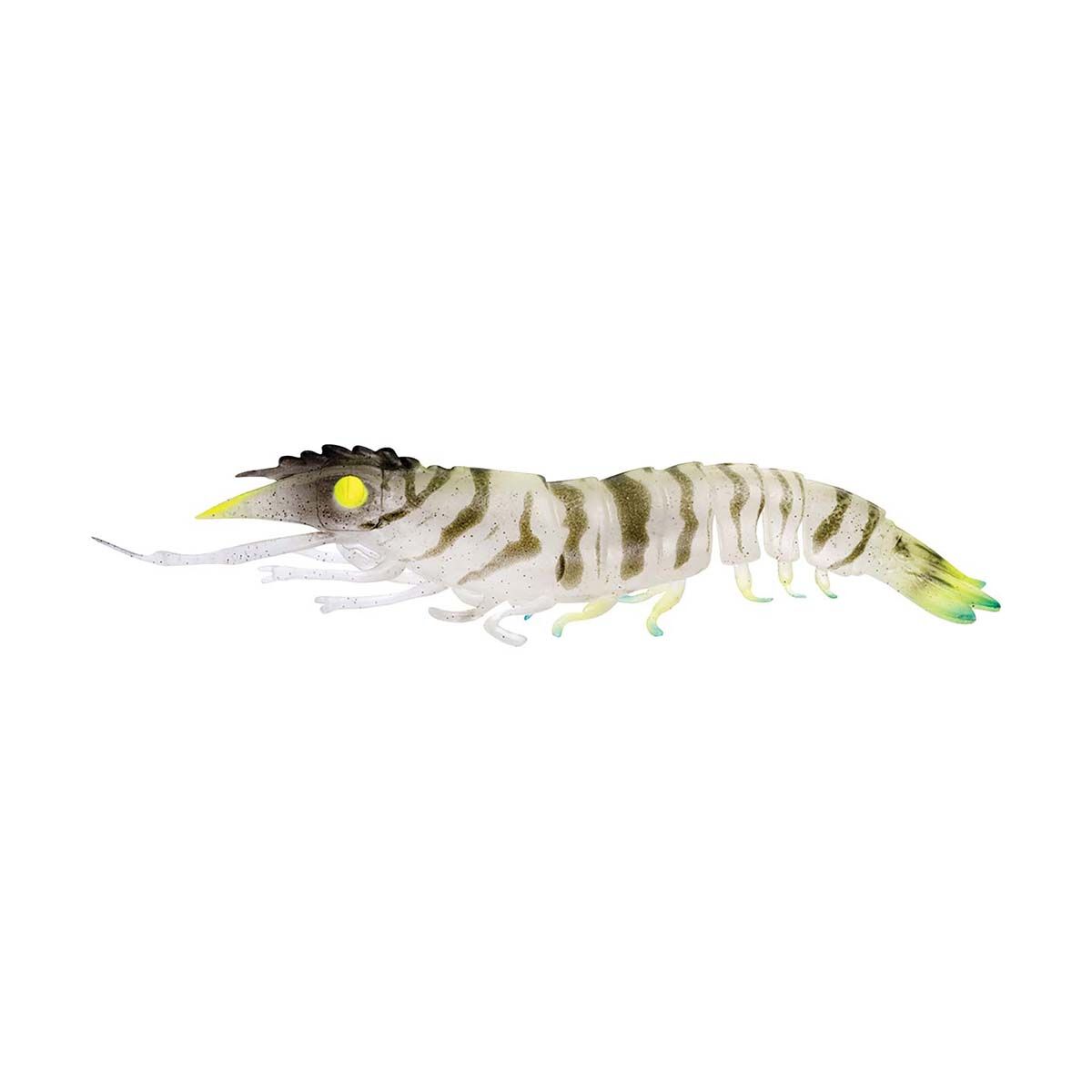 Nomad Live Ops Sumo Shrimp Unrigged Soft Plastic Lure 5in Hyper Tiger, Hyper Tiger, bcf_hi-res