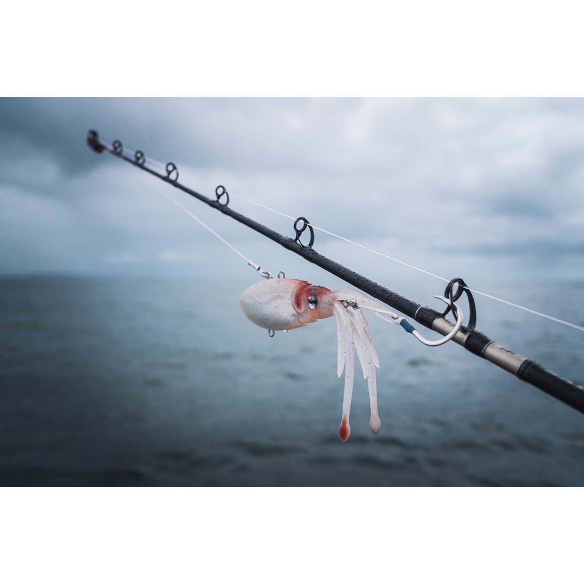 Nomad Squidtrex Vibe Lure 220mm White Glow, White Glow, bcf_hi-res