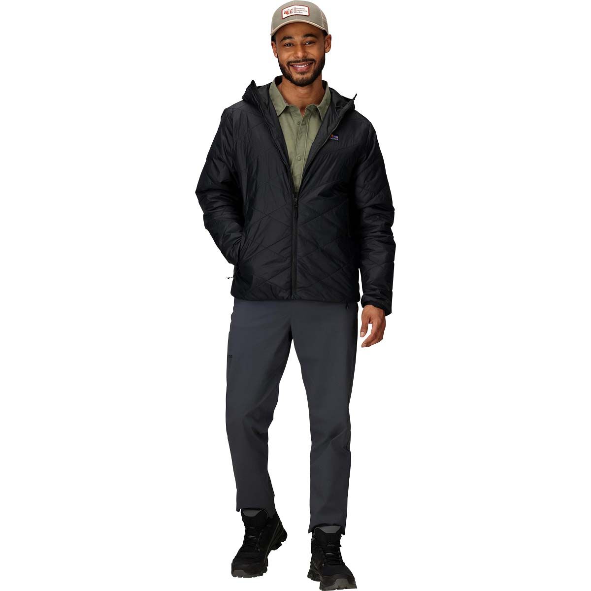 Marmot Men's Onward Insulated Hoodie, Black, bcf_hi-res