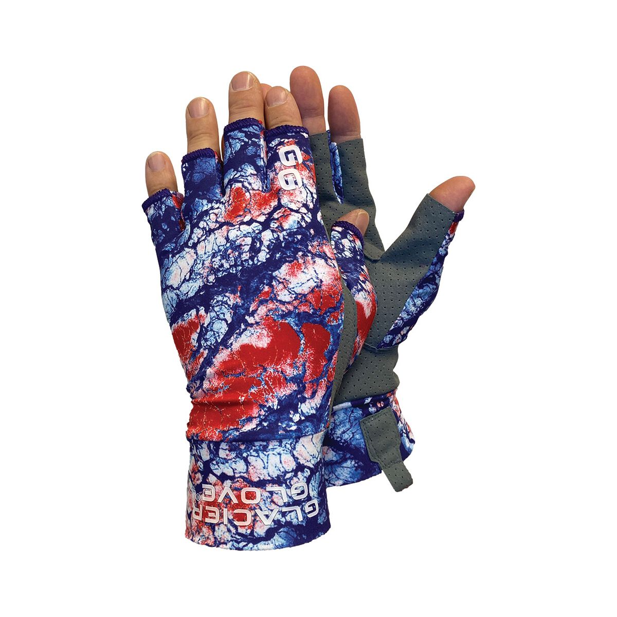Glacier Glove Unisex Ascension Bay Sun Glove, Patriot, bcf_hi-res