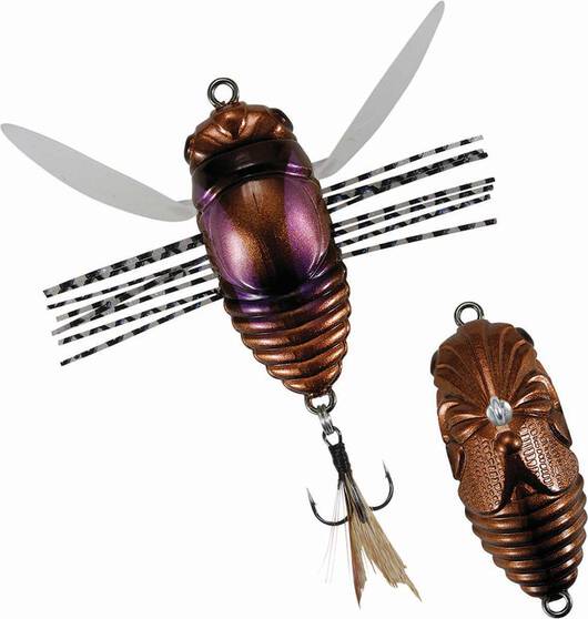 Duo Realis Shinmushi Cicada Surface Lure 4cm Beetle, Beetle, bcf_hi-res