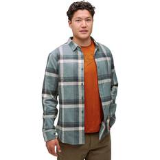 Macpac Men's Sutherland Slim Flannel Shirt, Balsam Green Check, bcf_hi-res