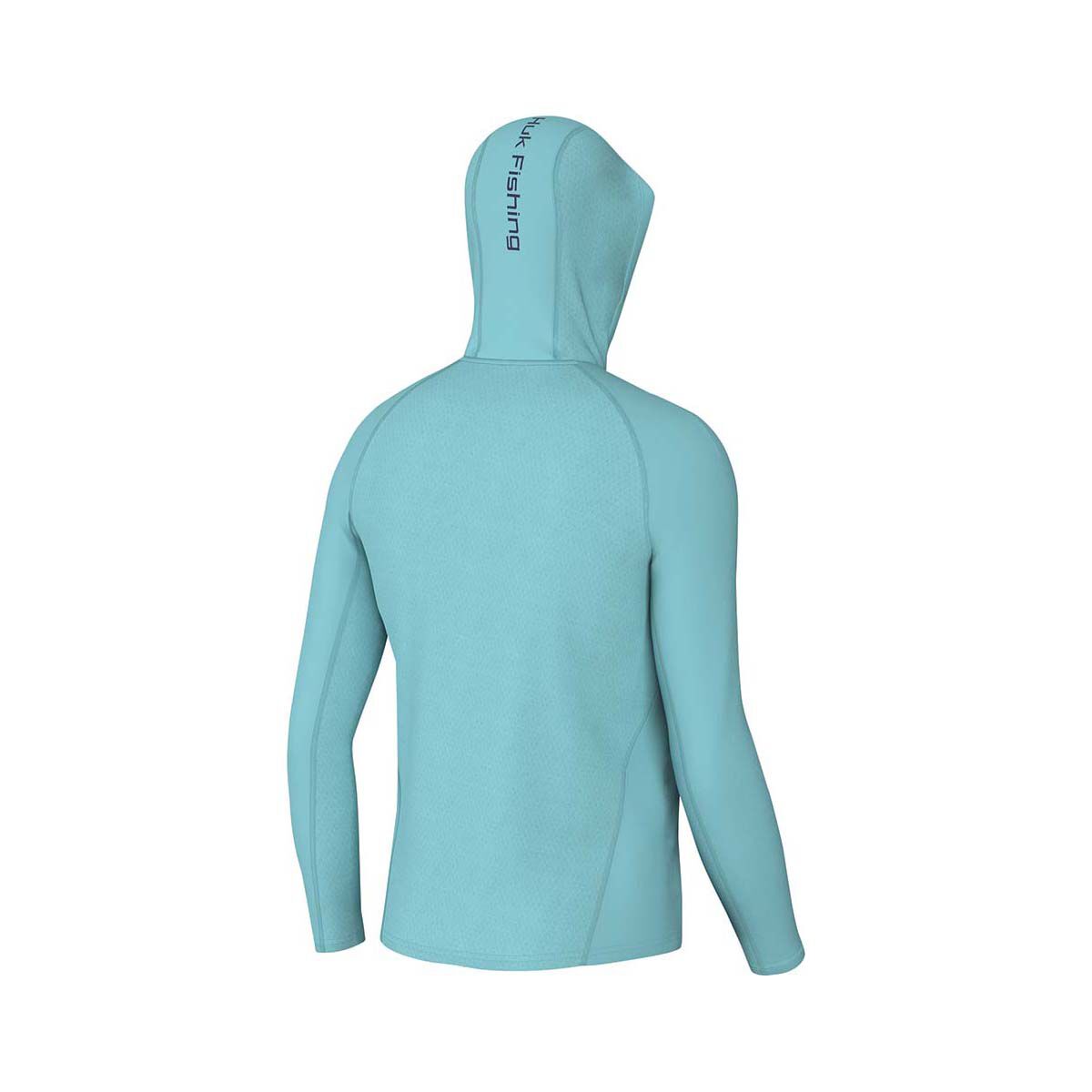 Huk Men&rsquo;s Icon Performance Hooded Fishing Shirt Marine Blue S, Marine Blue, bcf_hi-res