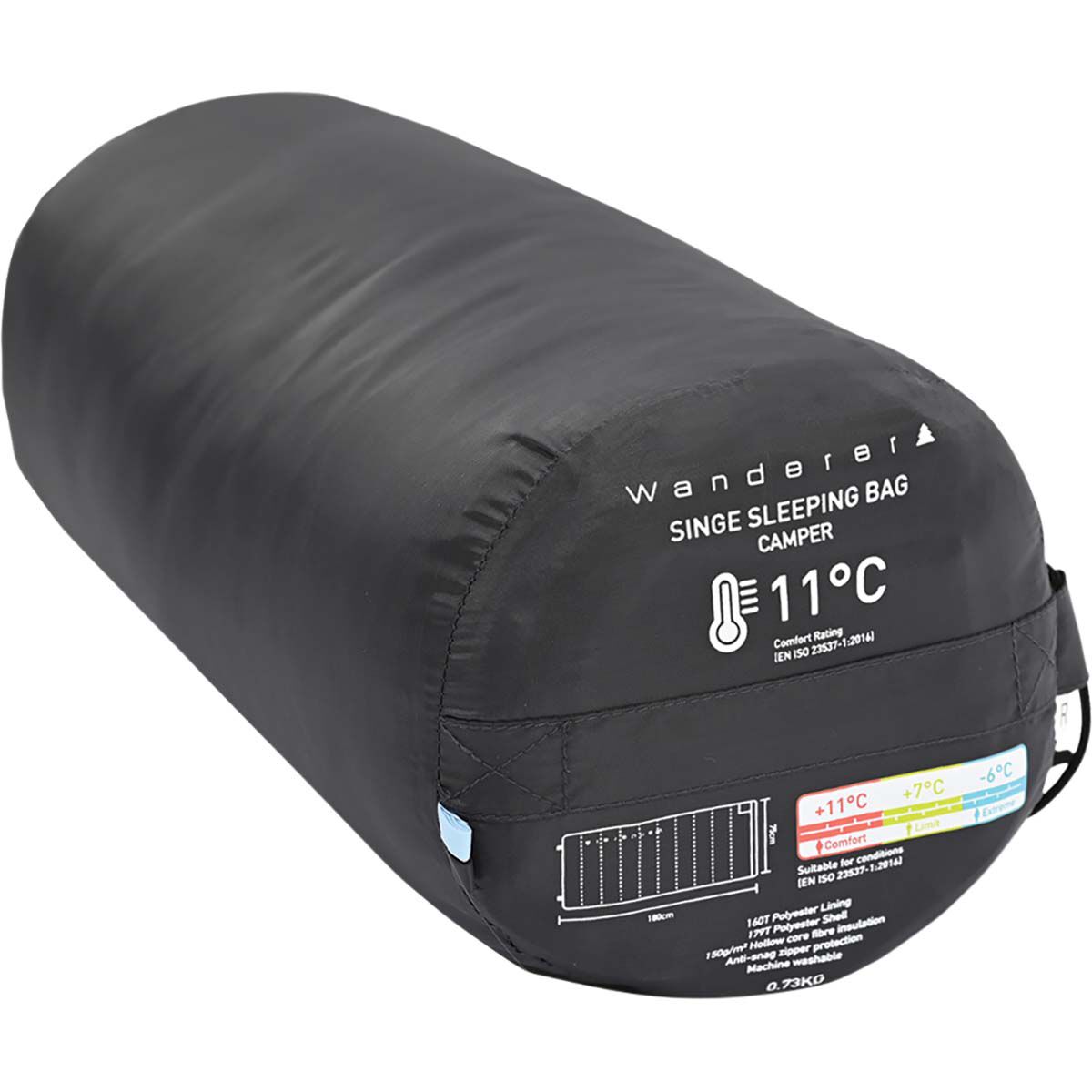 Wanderer Singe 11&deg; Camper Sleeping Bag, , bcf_hi-res