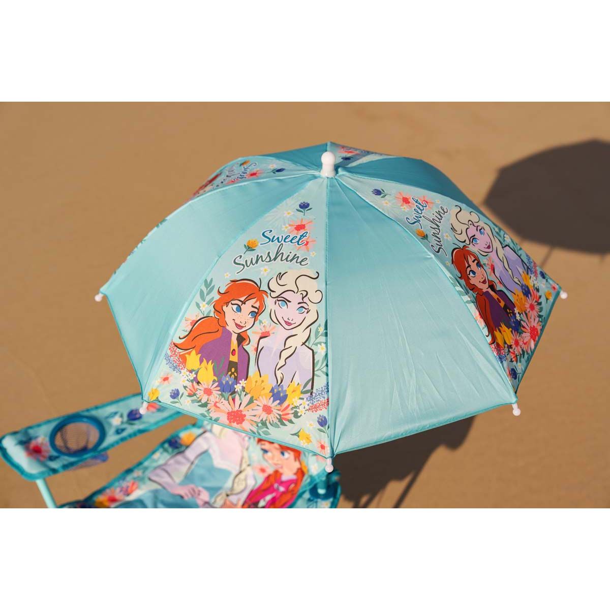 Frozen Kids Camp Chair with Umbrella 30kg, , bcf_hi-res