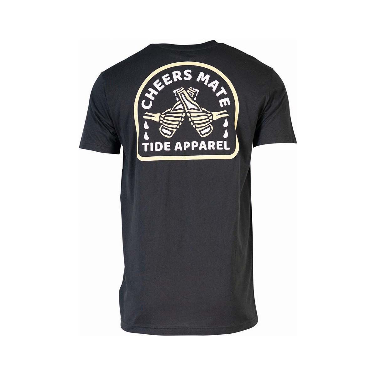 Tide Apparel Men's Cheers Short Sleeve Tee Grey S, Grey, bcf_hi-res