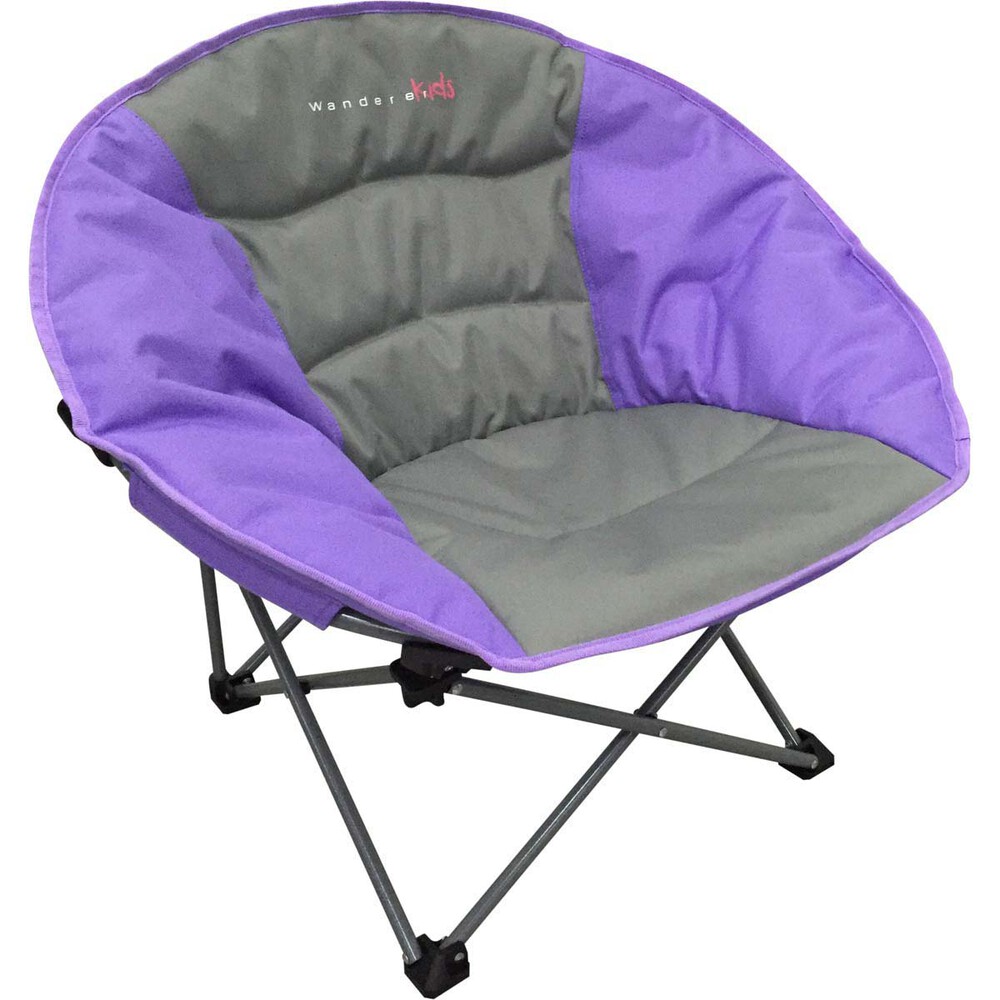 Wanderer Kids Moon Quad Fold Chair Purple Bcf
