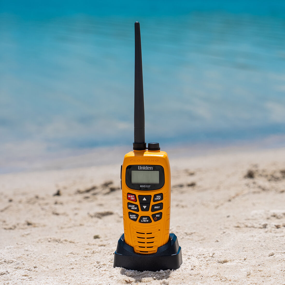 Uniden Dual Band VHF/UHF Radio 5/1W Waterproof MHS157, , bcf_hi-res